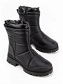 Сапоги зимние с прорезиненным мысом JMFW-02 black