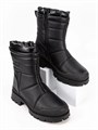 Сапоги зимние с прорезиненным мысом JMFW-02 black