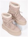 Сапоги осенние на платформе EVER-02 beige