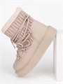 Сапоги осенние на платформе EVER-02 beige