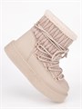 Сапоги осенние на платформе EVER-02 beige