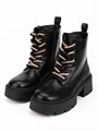 Ботинки демисезонные для подростка DLN-07 black