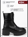 Ботинки демисезонные на платформе DLN-08 black
