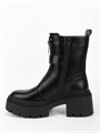 Ботинки демисезонные на платформе DLN-08 black