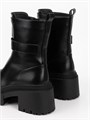 Ботинки демисезонные на платформе DLN-08 black