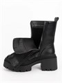 Ботинки демисезонные на платформе DLN-08 black