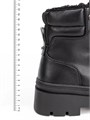 Ботинки осенние на толстой подошве TPW-01 BLACK