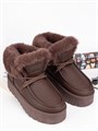Ботинки зимние угги BF-05 brown