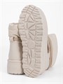 Дутики зимние на платформе QM-06 beige