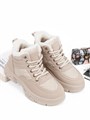 Кроссовки зимние с мехом ROY-13 beige