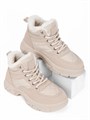 Кроссовки зимние с мехом ROY-13 beige