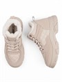 Кроссовки зимние с мехом ROY-13 beige