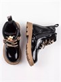 Ботинки демисезонные лаковые FLFW-03 black