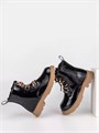 Ботинки демисезонные лаковые FLFW-03 black