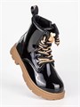 Ботинки демисезонные лаковые FLFW-03 black