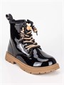 Ботинки демисезонные лаковые FLFW-03 black