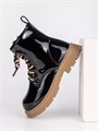 Ботинки демисезонные лаковые FLFW-03 black