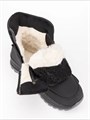 Дутики зимние на толстой подошве SKY-12 black