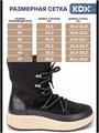 Сапожки осенние с мехом TPW-02 black