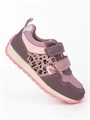 Кроссовки детские с леопардовым принтом KLSS-04 pink