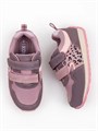 Кроссовки детские с леопардовым принтом KLSS-04 pink