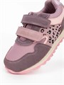 Кроссовки детские с леопардовым принтом KLSS-04 pink